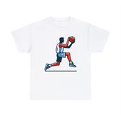 Dynamic Leap for the Basketball Player Unisex Heavy Cotton T-Shirt Small