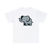 Jolly Dance of the Little Elephant Unisex Heavy Cotton T-Shirt Large