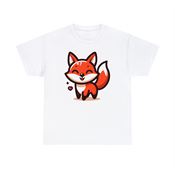 Joyful Fox Unisex Heavy Cotton T-Shirt Large