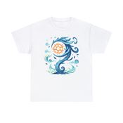Wind Elemental Dance of the Sun and Sky Unisex Heavy Cotton T-Shirt Large