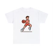 In the Heat of the Basketball Game Unisex Heavy Cotton T-Shirt Medium