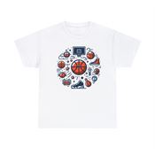 Basketball Universe Unisex Heavy Cotton T-Shirt Small