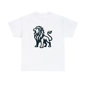 Majestic Roaring Lion Unisex Heavy Cotton T-Shirt Small
