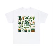 Festive St. Patrick’s Day Celebration Unisex Heavy Cotton T-Shirt X-Large