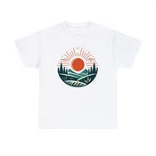 Mystical Sunrise Unisex Heavy Cotton T-Shirt X-Large