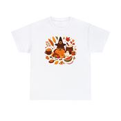 Thanksgiving Harvest with Watermelon Surprise  Unisex Heavy Cotton T-Shirt X-Large