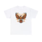 Phoenix Wings Rising Unisex Heavy Cotton T-Shirt X-Large